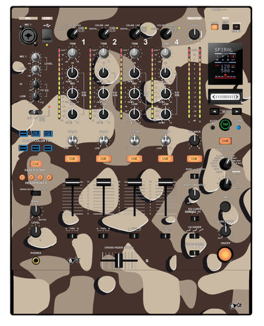 Pioneer DJ DJM 900 NEXUS Skin Camo Desert